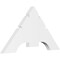 Ekena Millwork Vanguard Architectural Grade PVC Gable Bracket, 36"W x 19 1/2"H x 2"D x 6"F, 13/12 Pitch GBP036X20X0206VAN00 - alternate 1